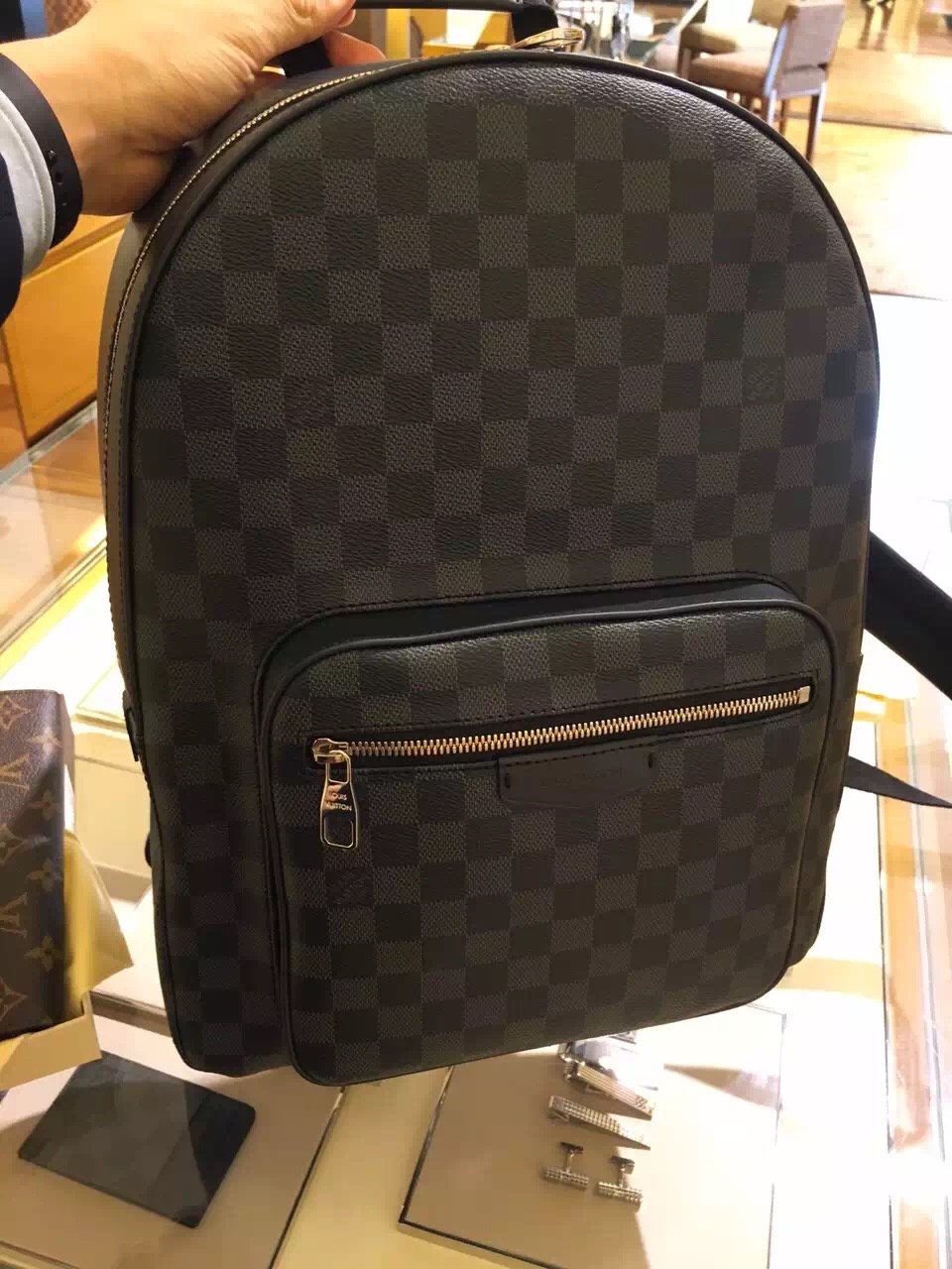 Louis Vuitton Daimer Canvas Josh BackPack N41473